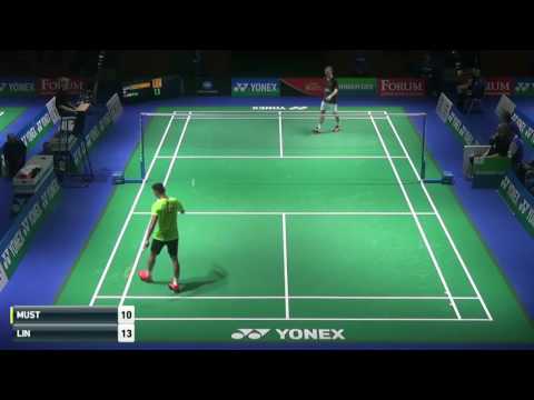 R16 German Badminton 2016 Lin Dan vs Raul Must