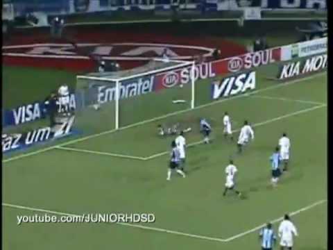 Grêmio 4x3 Santos Gols Borges 12/05/2010 Copa do Brasil 2010