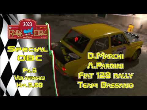 rally elba storico 2023 obc marchi parrini ps6 volterraio