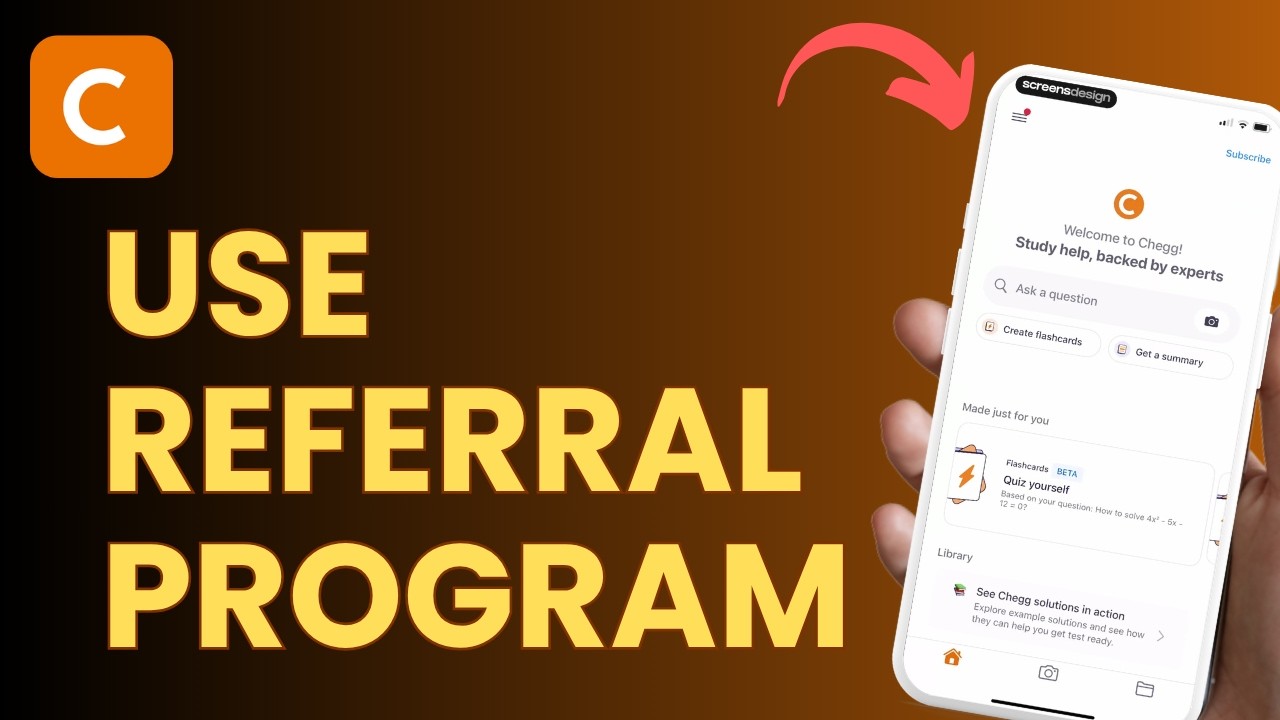 How to Use Chegg Referral Program