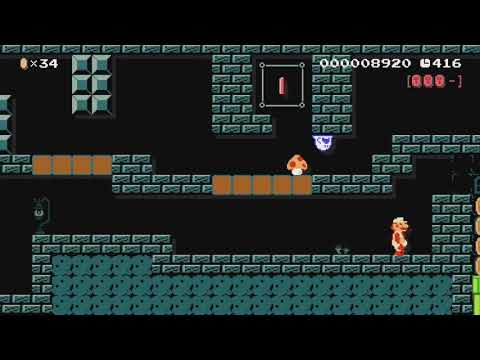 SUPER MARIO MIX ３－３ by つきこ - Super Mario Maker - No Commentary 1bo