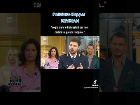 REVMAN - "voglio dare le indicazioni per non cadere nella trappola della droga" (Poliziotto Rapper)