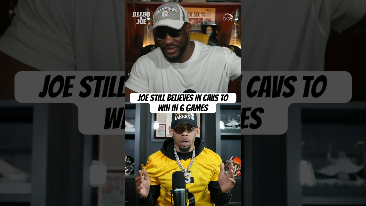It’s still #Cavs in 6! Joe ain’t giving up hope on his Cavs getting the job done #DeeboAndJoe