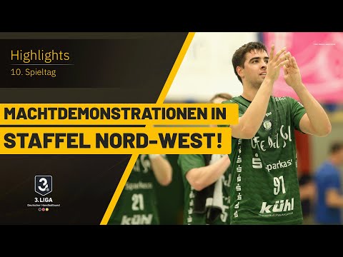 Die Highlights des 10. Spieltags - 3. Handball-Liga | Saison 2025/26 | Sporteurope.TV Handball