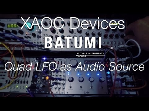 XAOC Devices BATUMI Quad LFO as Audio Source