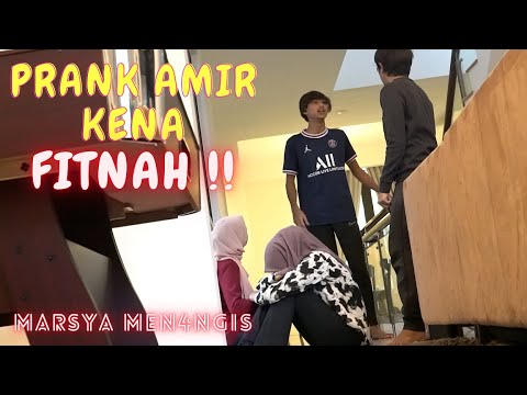 AMIR KENA FITN4H DENGAN MARSYA !! - PRANK AMIR M4RAH