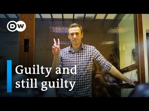 俄羅斯法院裁定反對派領導人納瓦利尼一天內兩次有罪 - DW新聞 (Russian courts find opposition leader Navalny guilty twice in one day | DW News)
