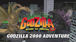 GODZILLA: DESTROY ALL MONSTERS MELEE (Godzilla 2000 Adventure Mode)