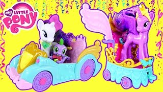 CARS My Little Pony Princess Celebration Carriage Hello Kitty Twilight Sparkles Rarity Toys DCTC