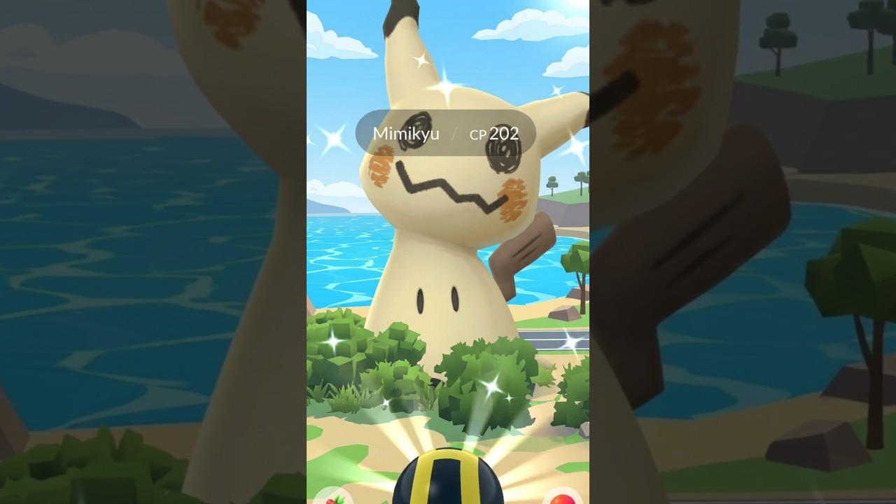 Is it Real? Found Minikyu in Wild! #shorts #mimikyu #debut #rare #ultragoo #new #catch #special