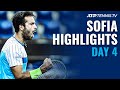 Caruso Knocks Out Auger-Aliassime; Gasquet Breezes Through | Sofia 2020 Highlights Day 4