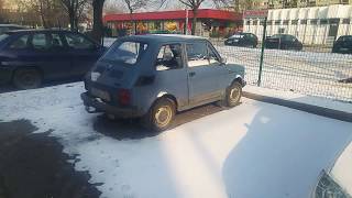 Polski Fiat 126 cold start