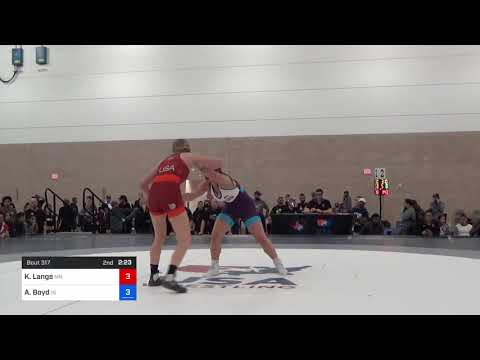 65 Kg Rr Rnd 2 - Katerina Lange, Mn Vs Alara Boyd, In