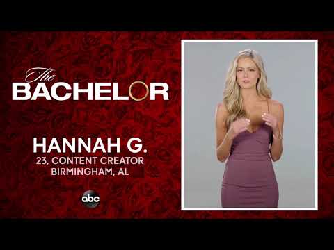 Meet Hannah G. - The Bachelor