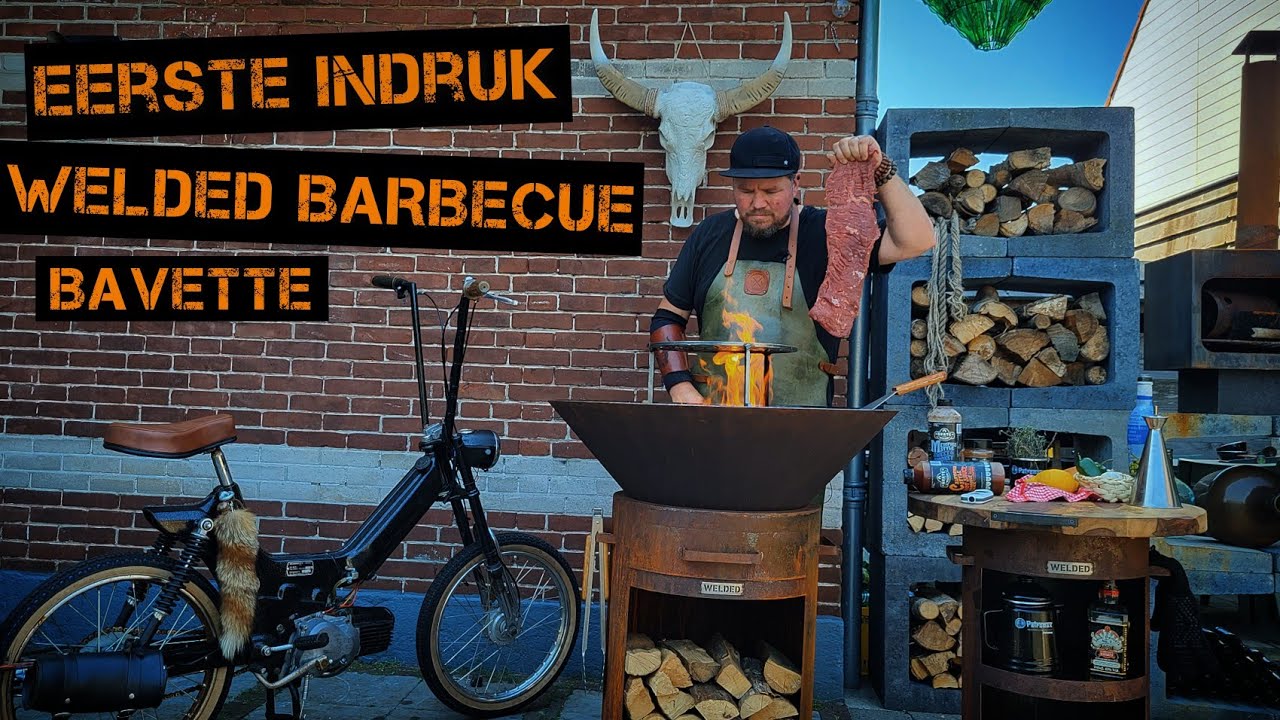 De welded vuurschaal bbq met bavette - review