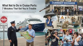 7 Things to Avoid in Cruise Ports to Stay Out of Trouble