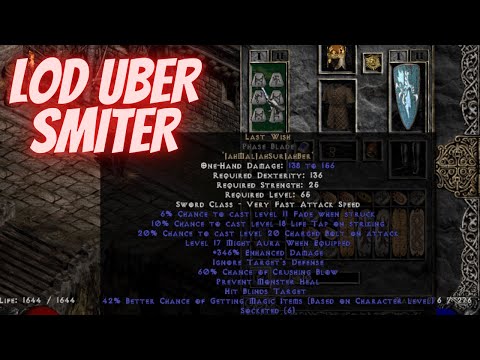 Diablo 2 (LOD) My Uber Smiter Build