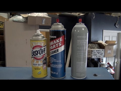 Cleaning Greasy Engine Parts   Brake Cleaner V S Oven Cleaner