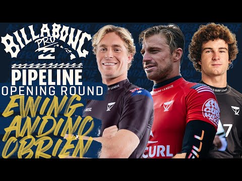 Ewing, Andino, O'Brien | Billabong Pro Pipeline 2023 - Opening Round Heat Replay