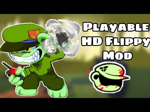 Playable HD Flippy mod | FNF mod showcase