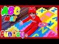 Alphabet Song ABC MAT Pretend Play Finding Letters With Urvi And Apu FunDay Kid