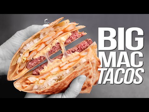 THE BEST BIG MAC TACO / QUESADILLA THING (SO EASY / SO CHEESY)