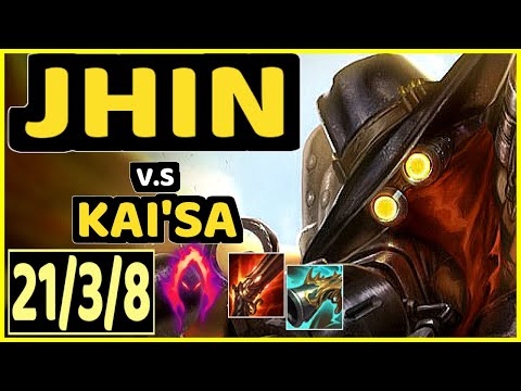 INNAXE (JHIN) vs KAI'SA - 21/3/8 KDA BOTTOM ADC CHALLENGER GAMEPLAY - EUW