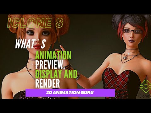 Character Creator 4 beginner tutorial - Animation Preview, Display and Render