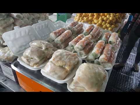 Fresh Foods And Breakfast In Central Market - People And Activities In Phsar Thmei- Part 2