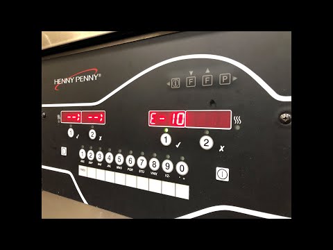 How to reset your E-10 (high limit) on Evolution Elite Fryers