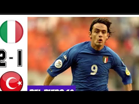 turkey vs italy 2-1 all goals in 2000