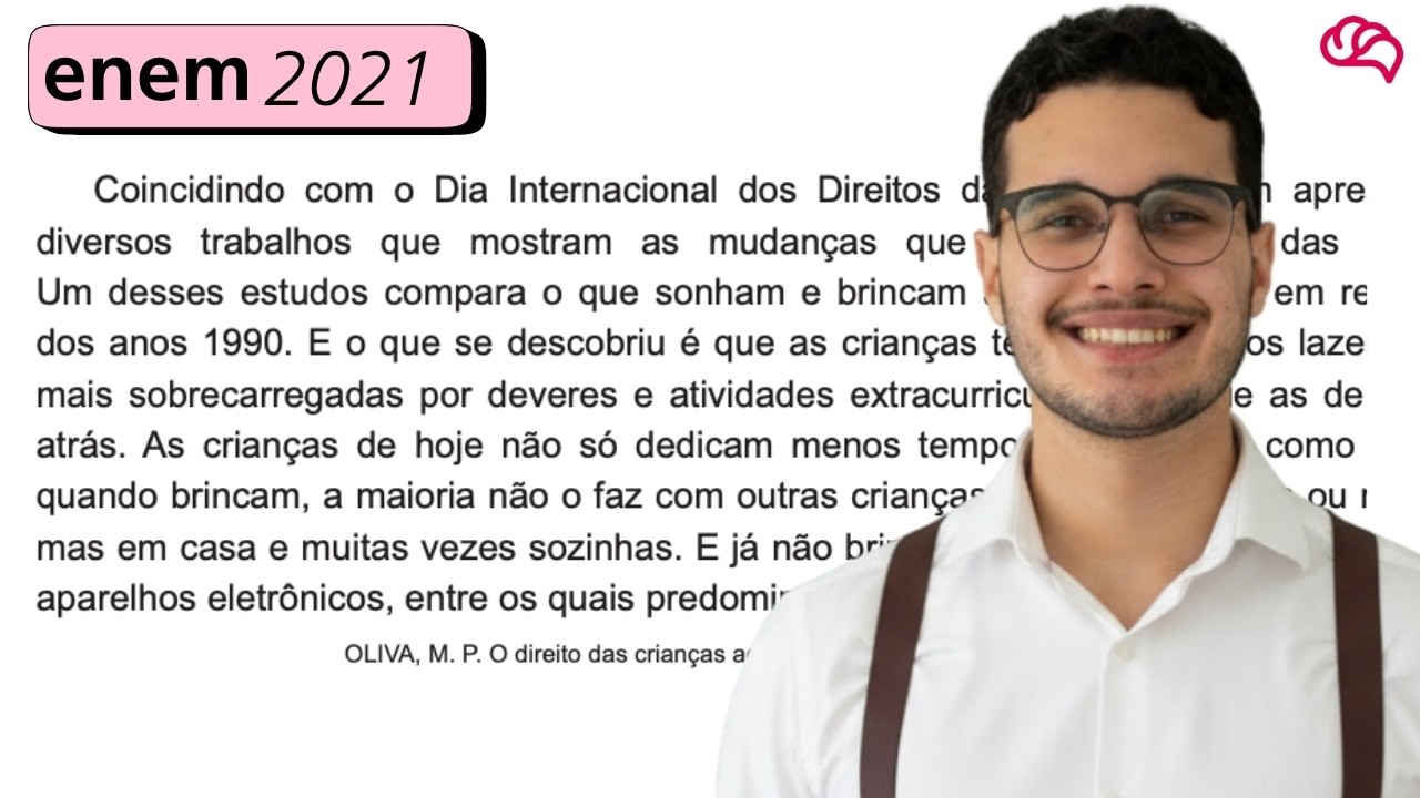 Resolução em Vídeo — Questão 19 ENEM 2021