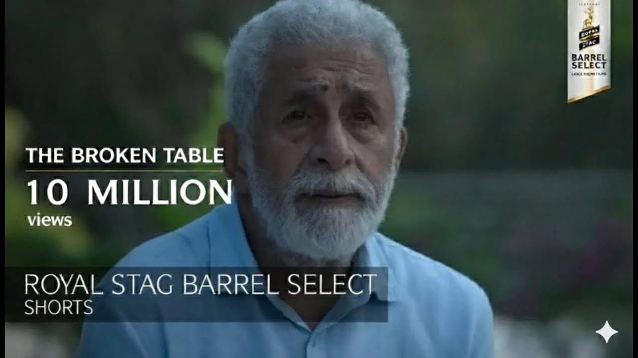 The Broken Table: Naseeruddin Shah, Rasika Dugal | Directed by Chintan Sarda | Oscars Longlist