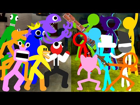 New Rainbow Friends But Animation Sings It (New Phases) 🎶 FNF New Mod (Roblox Rainbow Friends)
