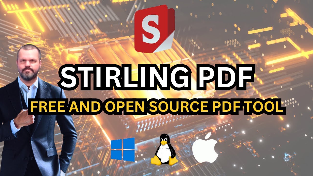 Free and Open source PDF editor for Windows, Linux, and Mac users. Stirling PDF