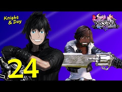 Dissidia Final Fantasy NT Blind Part 24 - Hard Mode Leviathan Boss Fight - But How Does It Taste?