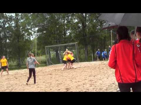 Tibro Beachhandboll Ånaplan 6 juni maif gul vs skövde 1 del1