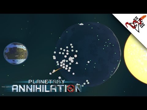 Planetary Annihilation - 10 Player | FFA | Planet Colonization | Nukes | Ground Battles [1080p/HD]
