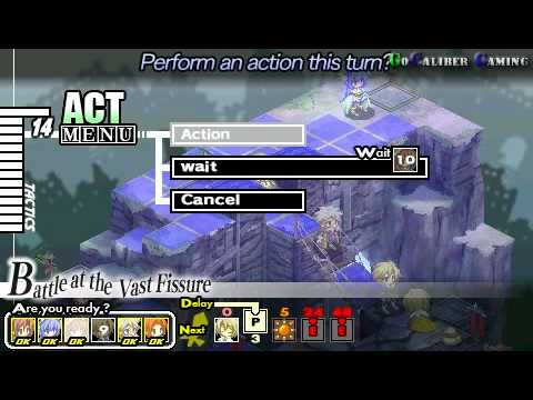 Gungnir PSP Walkthrough - Part 28 - Scene-09 - Battle at the Vast Fissure