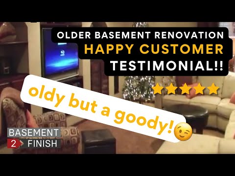 Full Basement Renovation Customer Testimonial | Custom Remodel | Completed Finishing Project