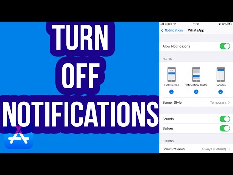 How to Turn Off Notifications on any Application from iPhone and iPad