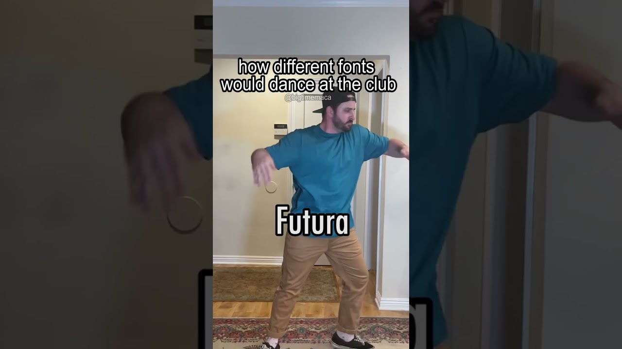 How Different Fonts Would Dance at the Club