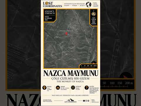 Çöle Çizilmiş Bir Gizem | The Monkey of Nazca #keşfet #youtube #googleearth #ytshorts