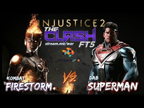 Injustice 2: KOMBAT (Firestorm) Vs DAB (Superman) FT5  - The Clash