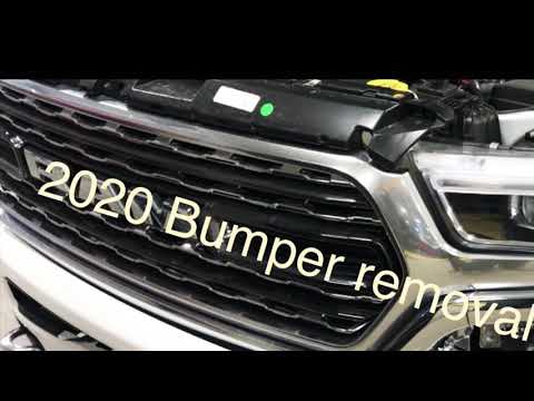 Remove 2020 Dodge Ram Bumper