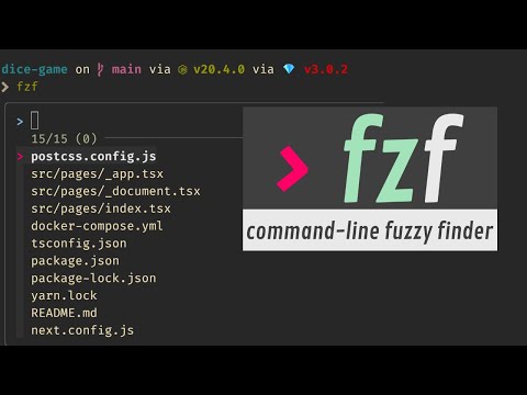Intro to fzf