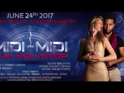 EL Cruz & Nadège KB - Kizomba / Urban Kiz Demo on SamyJay - Tcham Curti Nha Night (Belgium 2017)