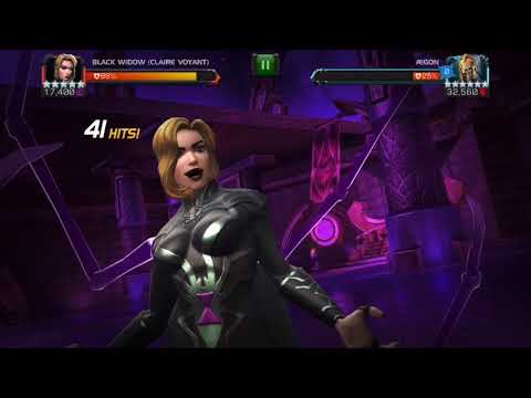 Black Widow CV VS uncollected Aegon boss.  Crazy regen!!!