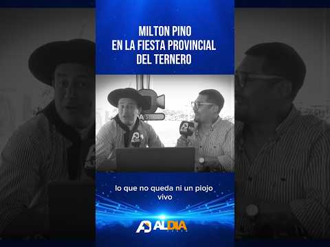🎙🎧Milton Pino nos acompañó #jineteada #makallé #fiestaprovincialdelternero #miltonpino #tradición