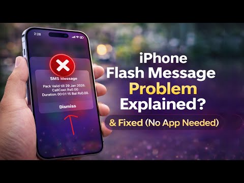 Stop Flash SMS on iPhone Permanently | Class 0 Message Fix